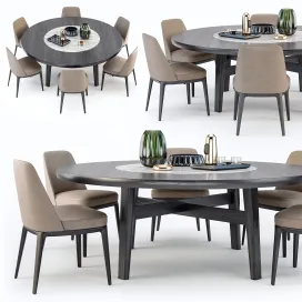 Poliform sophie chair home hotel table